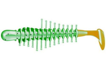 Image of Kalins Fishing 3.8 in Tickle Shad, Firetiger, 38TS-808