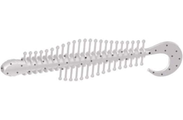 Image of Kalins Fishing 4in Tickle Worm, White Ice, 4TW-153