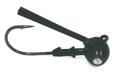 Image of Kalins Fishing Google Eye Football Jig, 2pk, 1/2oz, Black, GFB-12B