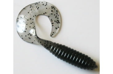 Image of Kalins Fishing Kalin Lunker Grub, 3in, Smoke Salt &amp; Pepper, 10/Pack, 3G10-415