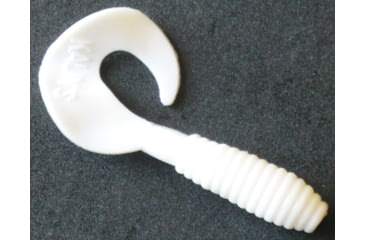 Image of Kalins Fishing Kalin Lunker Grub, 3in, White, 10/Pack, 3G10-215