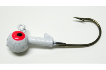 Image of Kalins Fishing Kalin Roundhead Jig, 3/8oz, 2/0 Hook, Glow, 8/Pack, RH38-15