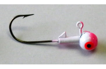 Image of Kalins Fishing Kalin Roundhead Jig, 3/8oz, 2/0 Hook, Pink/White, 8/Pack, RH38-4