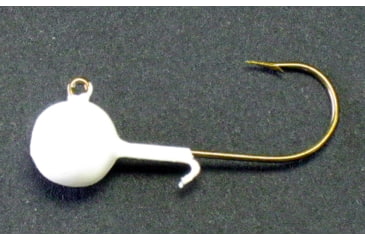 Image of Kalins Fishing Kalin Triple Threat Crappie Jighead, 1/8oz, White, 10/Pack, TJ10WH-18
