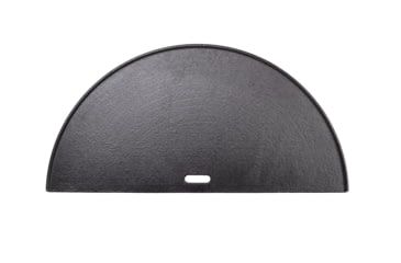 Image of Kamado Joe Big Joe Half Moon Cast Iron Reversible Griddle, Black, Large, BJ-HCIGRIDDLE