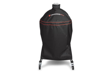 Image of Kamado Joe Classic Joe Charcoal Grill Cover, Black, Medium, KJ-GC23BWFS