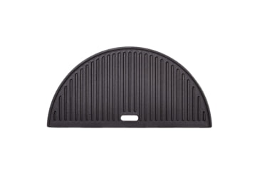 Image of Kamado Joe Classic Joe Half Moon Cast Iron Reversible Griddle, Black, Medium, KJ-HCIGRIDDLE