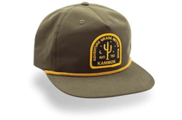 Image of Kammok Adventure Grade Hat, Adjustable Snapback, Olive, One Size, CactusPatch-Hat-OLIVE