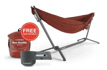 Image of Kammok Swiftlet Hammock Stand Bundle, Sierra Red, swiftlet-ham-stand-bnd