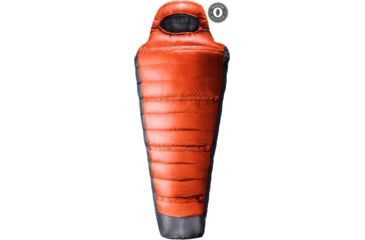 Image of Kammok Thylacine Down Sleeping Bag-Roo Red/Stone Grey-Regular