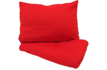 Image of Kamp-Rite Pillow &amp; Blanket Set, Red 2160231