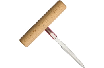 Image of Kanetsune Oyster Knife T Handle, Brown wood T-handle, KC-094