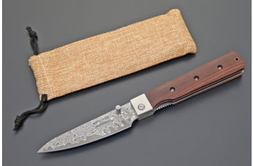 Image of Kanetsune Petty Linerlock Damascus, KCGA004D
