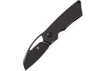 Image of Kansept Knives Goblin Framelock Black Folding Knife, 2.25 black coated S35VN stainless blade, Black finish titanium handle, K2016A2