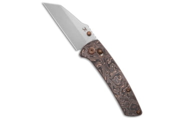 Image of Kansept Knives Kansept Knives Main Street Crossbar Lock Knife Copper Carbon Fiber 3.4&quot; SW, Copper, CPM S35VN, adult, BHQ-223444