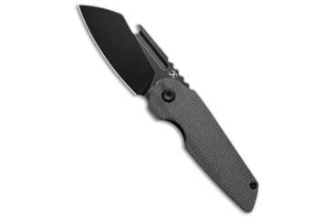 Image of Kansept Knives Kansept Knives Rafe Liner Lock Knife Black Micarta 2.6" Black Stonewash, Black, CPM S35VN, adult, BHQ-180052