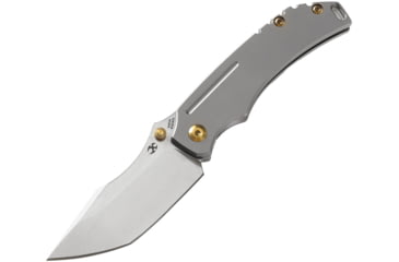 Image of Kansept Knives Pelican EDC Framelock Folding Knife, Gray, Gray titanium handle, K1018A1