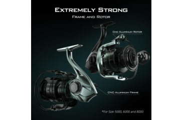 Image of Kast King Kapstan Elite High Speed Saltwater Spinning Reel, 6.2:1, 13.9oz, KKRLSPNKPEHSS30