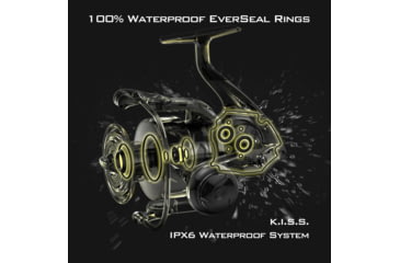 Image of Kast King Kapstan Elite Saltwater Spinning Reel, 5.7:1, 13.9oz, KKRLSPNKPS30GM