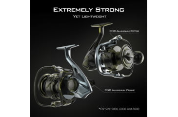 Image of Kast King Kapstan Elite Saltwater Spinning Reel, 5.7:1, 13.9oz, KKRLSPNKPS30GM