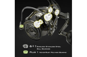 Image of Kast King Kapstan Elite Saltwater Spinning Reel, 5.7:1, 13.9oz, KKRLSPNKPS30GM