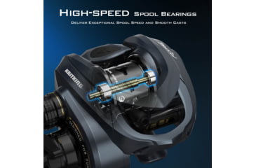 Image of Kast King Kestrel Elite Magnesium Frame BFS Finesse Baitcasting Reel, Left, KKRLCSTKSEBFS84LSCG