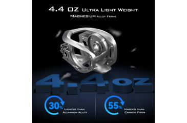 Image of Kast King Kestrel Elite Magnesium Frame BFS Finesse Baitcasting Reel, Left, KKRLCSTKSEBFS84LSCG
