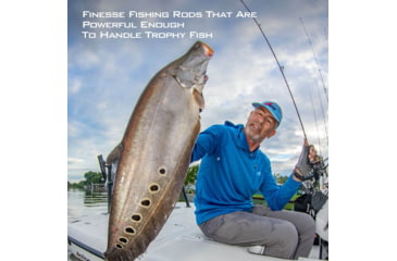 Image of Kast King Kestrel Finesse Fishing Rod, Casting 6 9 2pc Fast-Ultra-Light, KKRDCSTKS63ULBF2