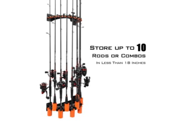 Image of Kast King V10LS Spooling Station and Rod Rack, Orange/Black, KKTAROMRRV10LSOR
