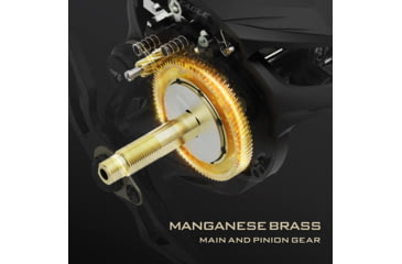 Image of Kast King Valiant Eagle Baitcasting Reel, Left, 8.4:1, KKRLCSTVE2BFS84LBK
