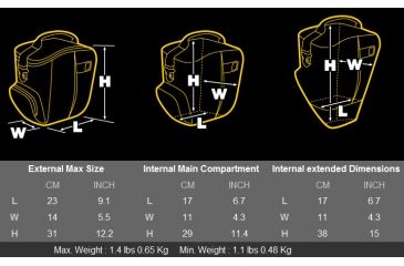 Image of Kata Access 17 Professional Holster Dimensions KT PL A17