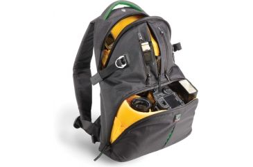 Image of Kata Bags DR-465; Digital Rucksack - Black with Green Accents KT-DR-465-BG