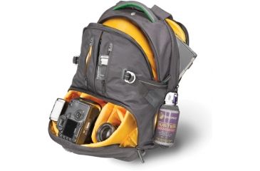 Image of Kata Bags DR-467; Digital Rucksack - Black with Green Accents KT-DR-467-BG