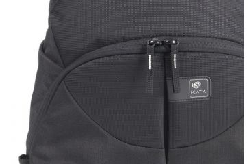 Image of Kata Digital Rucksack, Black - DSLR w/ Mounted Lens, 3-4 Extra Lenses, Flash, 15.4in Laptop
