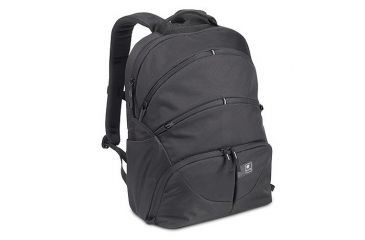 Image of Kata Digital Rucksack, Black - DSLR w/ Mounted Lens, 3-4 Extra Lenses, Flash, 17in Laptop