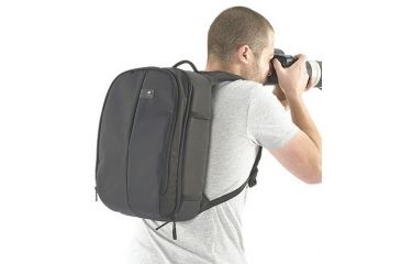 Image of Kata DL Gearpack 100 Backpack - Pro DSLR with 70-200 Lens Attached, 3 Lenses, Flash, Gear