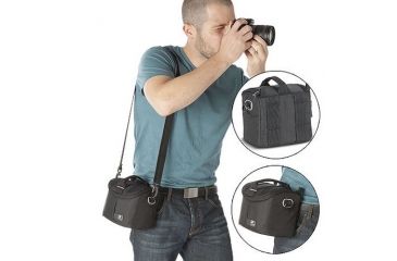Image of Kata DL LITE Shoulder Bag 433, Black - Compact DSLR or Point&amp;Shoot Cameras