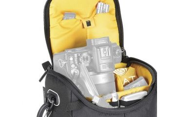 Image of Kata DL LITE Shoulder Bag 437, Black - Compact DSRL w/ Standard Zoom Lens and Accessories