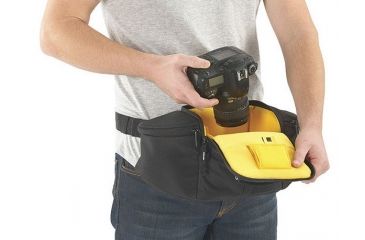 Image of Kata HandsFree-493 DL Waist Pack - Black for DSLR w/ 2 Midrange Lenses