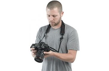 Image of Kata Pro-Light Camera Strap In Use Around Neck