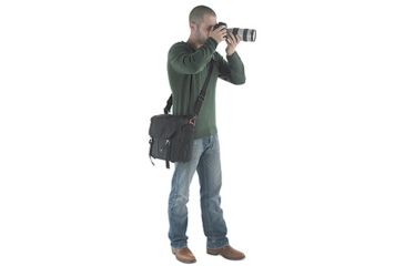 Image of Kata Pro-Light ReportIT Reporter Bag - Carrying Options, On Shoulder - KT-PL-RPT-10