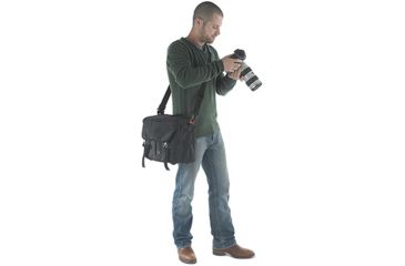 Image of Kata Pro-Light ReportIT Reporter Bag - Carrying Options, On Shoulder - KT-PL-RPT-20