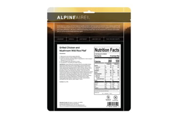 Image of Katadyn Alpine Aire Foods Grilled Chicken and Mushroom Wild Rice Pilaf, 60350