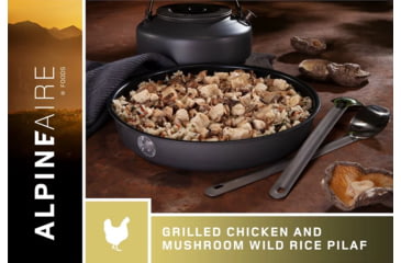 Image of Katadyn Alpine Aire Foods Grilled Chicken and Mushroom Wild Rice Pilaf, 60350