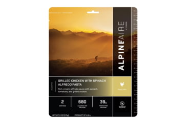Image of Katadyn Alpine Aire Foods Grilled Chicken with Spinach Alfredo Pasta, 62305