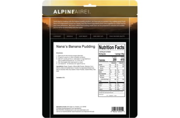 Image of Katadyn Alpine Aire Foods Nanas Banana Puddling, 60225