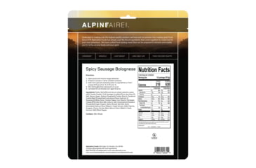 Image of Katadyn Alpine Aire Foods Spicy Sausage Bolognese, 60650