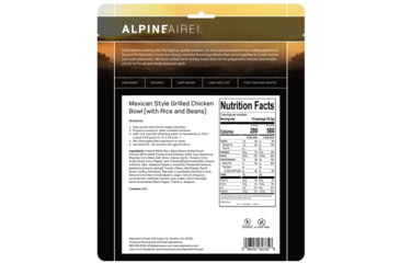 Image of Katadyn Mexican Style Grilled Chicken Bowl, One Size, 62335