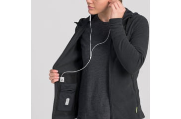 Image of Kathmandu Arenha Hooded Jacket - Womens, Black/Black, 8, 14010/891/8