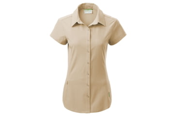 Image of Kathmandu Vipan Short Sleeve Shirt - Womens, Honey, 8 US, A0345/079/12